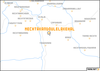 map of Mechta Kandoûl el Akehal
