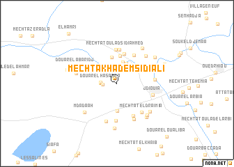 map of Mechta Khadem Sidi Ali