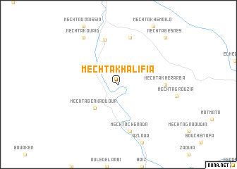 map of Mechta Khalifia