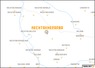 map of Mechta Kherarba