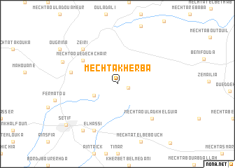 map of Mechta Kherba