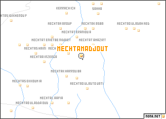 map of Mechta Madjout