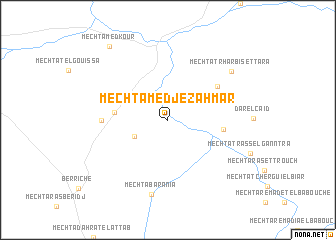 map of Mechta Medjez Ahmar