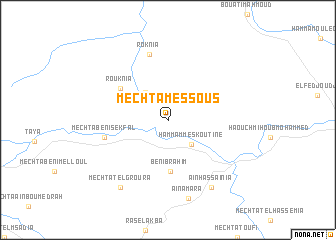 map of Mechta Messous