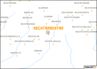 map of Mechta Mokhtar
