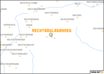 map of Mechta Oulad Ahmed