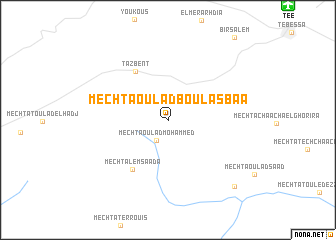 map of Mechta Oulad Boulasbaa