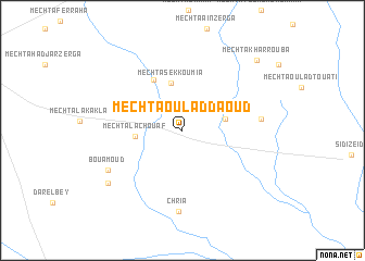 map of Mechta Oulad Daoud