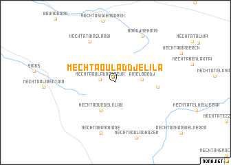 map of Mechta Oulad Djelila