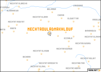 map of Mechta Oulad Makhlouf