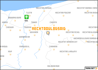 map of Mechta Oulad Saʼîd