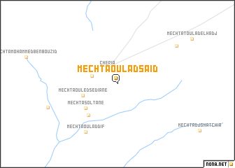 map of Mechta Oulad Saïd