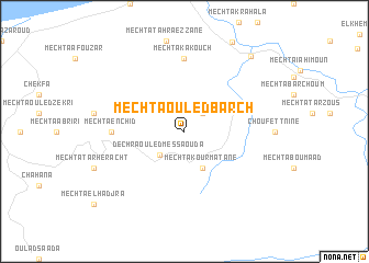 map of Mechta Ouled Bârch