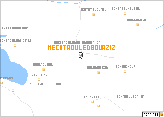 map of Mechta Ouled Bou Aziz