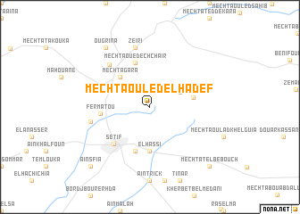 map of Mechta Ouled el Hadef