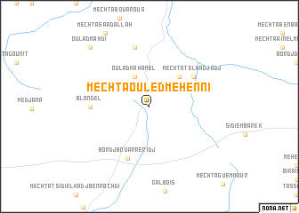 map of Mechta Ouled Mehenni