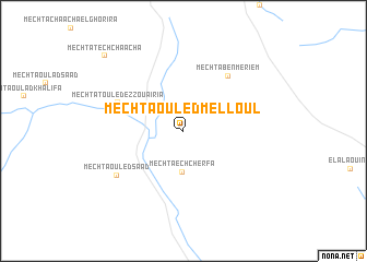 map of Mechta Ouled Melloul