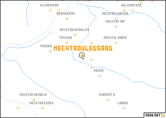map of Mechta Ouled Saad