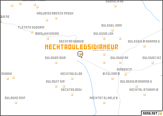 map of Mechta Ouled Sidi Ameur