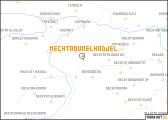 map of Mechta Oum el Hadjel