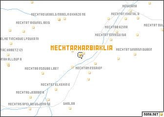 map of Mechta Rharbi Aklia