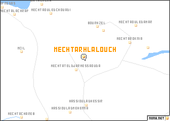 map of Mechta Rhlalouch