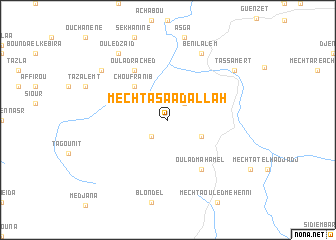 map of Mechta Saad Allah