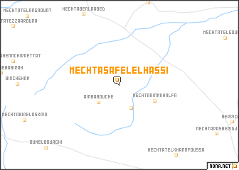 map of Mechta Safel el Hassi