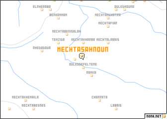 map of Mechta Sahnoun