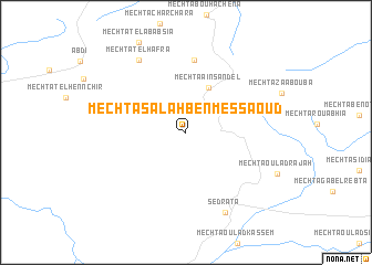 map of Mechta Salah Ben Messaoud