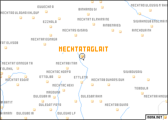 map of Mechta Taglaït