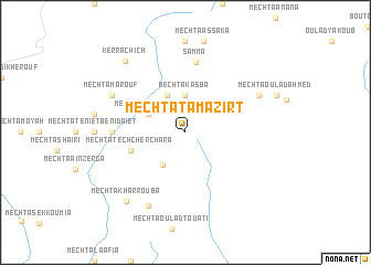 map of Mechta Tamazirt