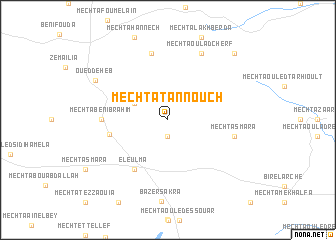 map of Mechta Tannouch