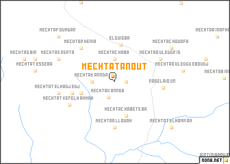 map of Mechta Tanout
