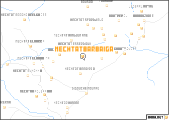 map of Mechtat Barbaïga