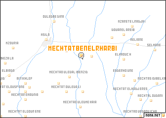 map of Mechtat Ben el Rharbi