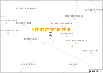 map of Mechtat Ben Khedim