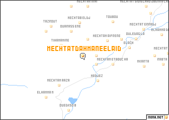 map of Mechtat Dahmane el Aïd