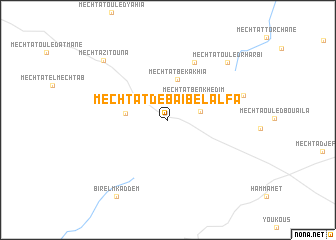 map of Mechtat Debaïb el Alfa