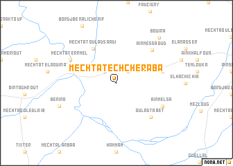 map of Mechtat ech Cheraba
