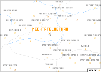 map of Mechtat el Bethab