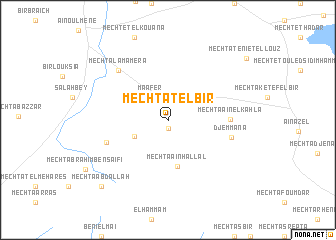 map of Mechtat el Bir