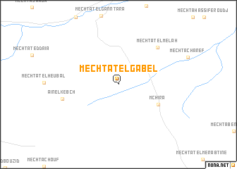 map of Mechtat el Gabel