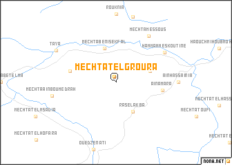 map of Mechtat el Groura