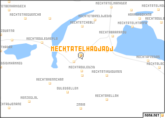 map of Mechtat el Hadjadj