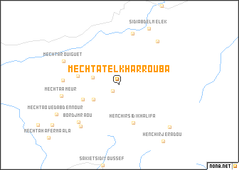 map of Mechtat el Kharrouba