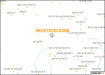 map of Mechtat el Ksob