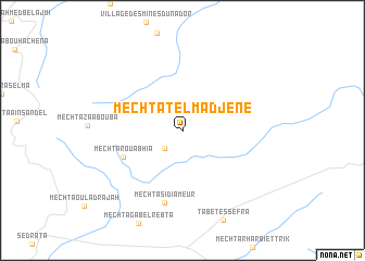 map of Mechtat el Madjene