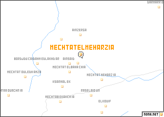 map of Mechtat el Meharzia