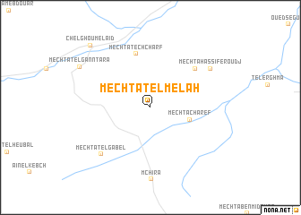 map of Mechtat el Melah